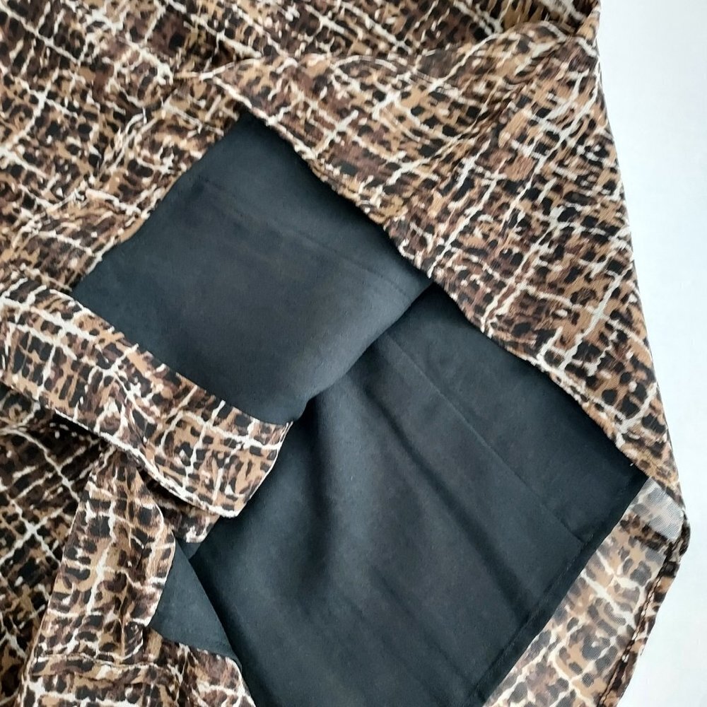 Jm Collection Size 18 Button Down Long Sleeve Blo… - image 5